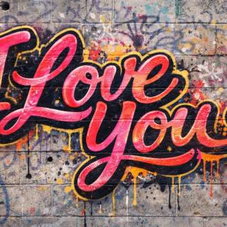 Graffiti love wallpaper