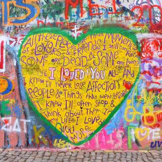 Graffiti love wallpaper