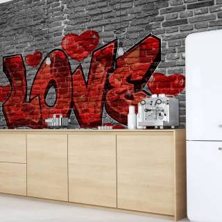Graffiti love wallpaper