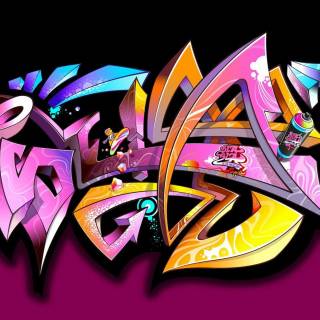 Graffiti love wallpaper
