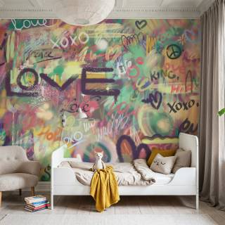 Graffiti love wallpaper