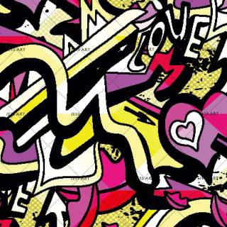 Graffiti love wallpaper