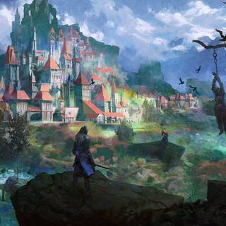 Elden Ring landscape wallpaper