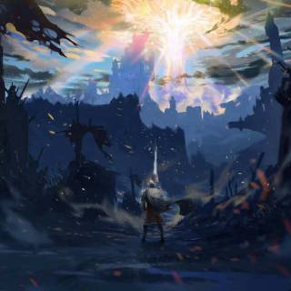 Elden Ring landscape wallpaper