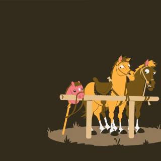 Hobby horse wallpaper