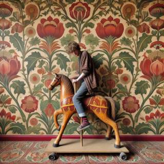Hobby horse wallpaper