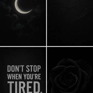 Quote black mobile wallpaper