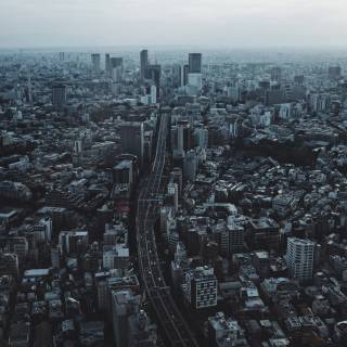 4k grey city wallpaper