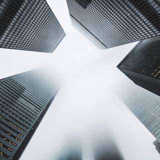 4k grey city wallpaper