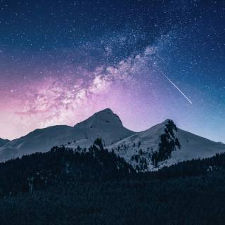 Blue landscape 4k wallpaper