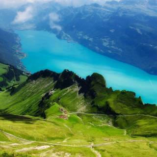 Blue landscape 4k wallpaper
