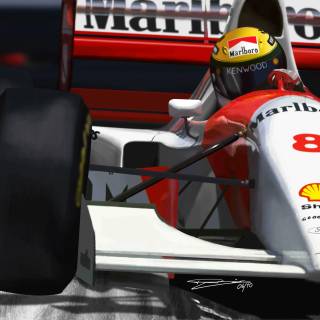 Ayrton Senna 4k PC wallpaper