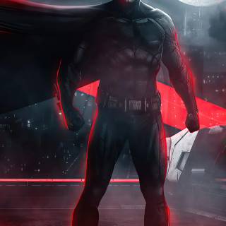Batman vertical 4k wallpaper