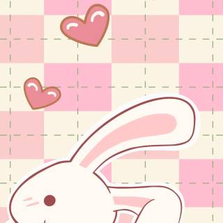 Cute bunny phone wallpaper