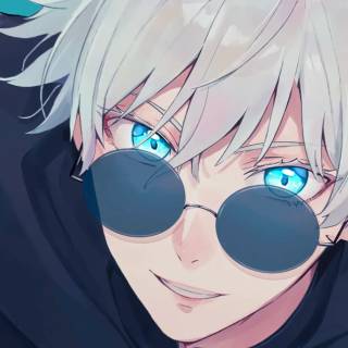 Gojo eyes desktop wallpaper