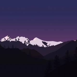 4k minimalist mountain wallpaper