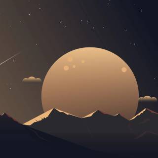 4k minimalist mountain wallpaper