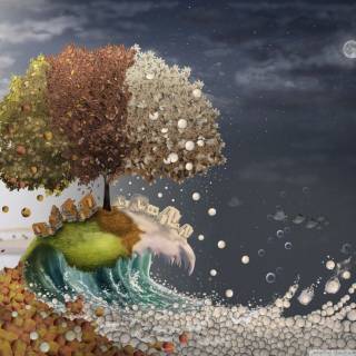 4k surrealism wallpaper