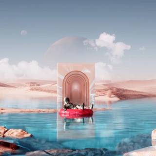 4k surrealism wallpaper