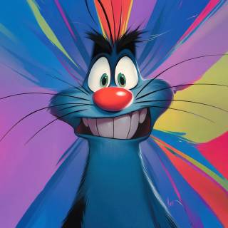 4k Oggy wallpaper