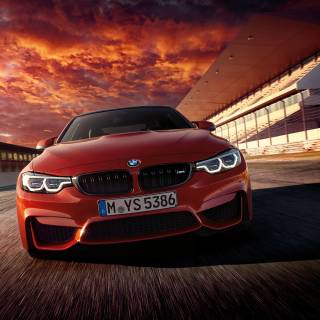 BMW night 4k wallpaper
