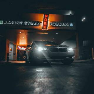 BMW night phone wallpaper