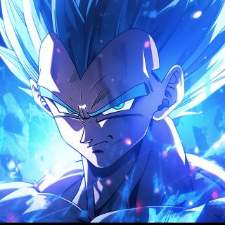 Blue aura 4k wallpaper