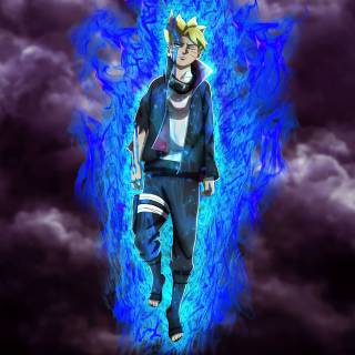 Blue aura 4k wallpaper