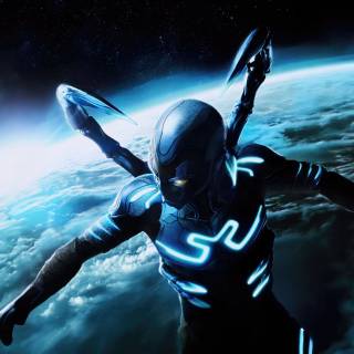 Blue aura 4k wallpaper