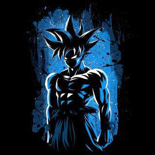 Blue aura 4k wallpaper