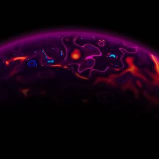 Purple planet 4k wallpaper