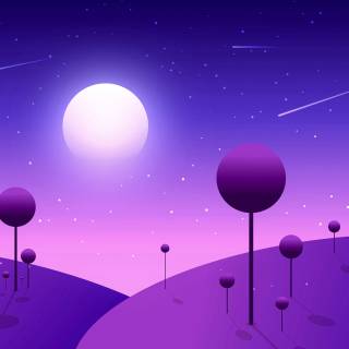Purple planet 4k wallpaper