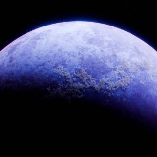 Purple planet 4k wallpaper