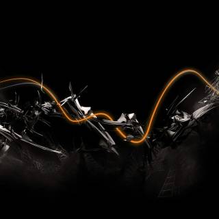 Cool black desktop wallpaper