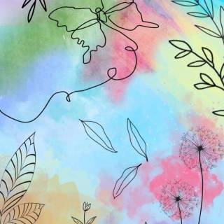 Doodle art phone wallpaper