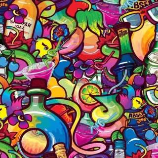 Doodle art phone wallpaper