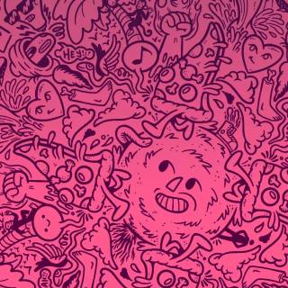 Doodle art phone wallpaper