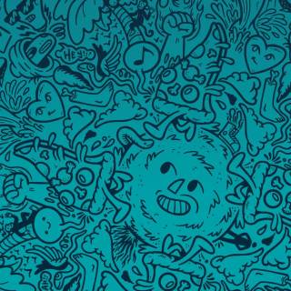 Doodle art phone wallpaper