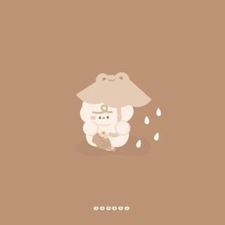 Cute brown phone wallpaper