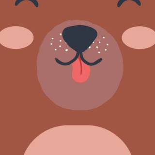 Cute brown phone wallpaper