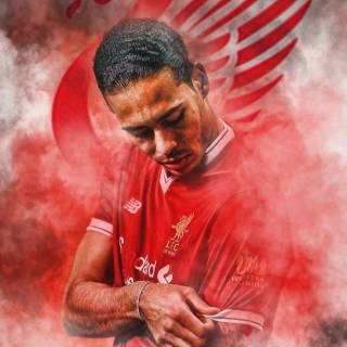 Virgil Van Dijk phone wallpaper