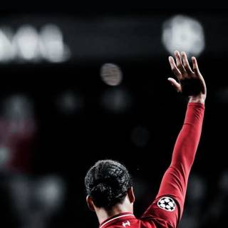 Virgil Van Dijk phone wallpaper