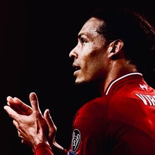 Virgil Van Dijk phone wallpaper