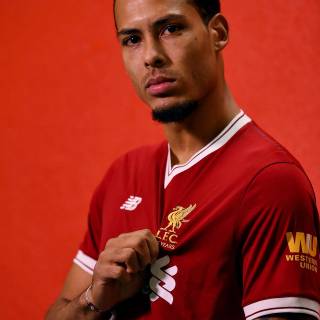 Virgil Van Dijk phone wallpaper
