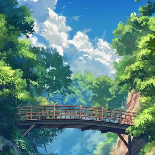 Anime scenery 4k phone wallpaper