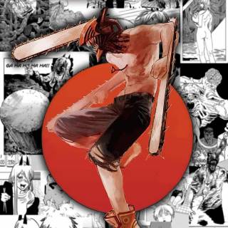 Chainsaw Man manga phone wallpaper