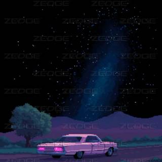 Car art phone wallpaper