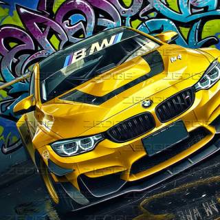 Car art phone wallpaper