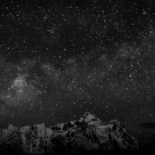 Mountain night phone wallpaper