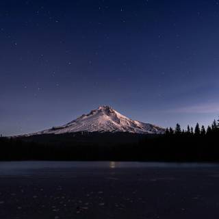 Mountain night phone wallpaper